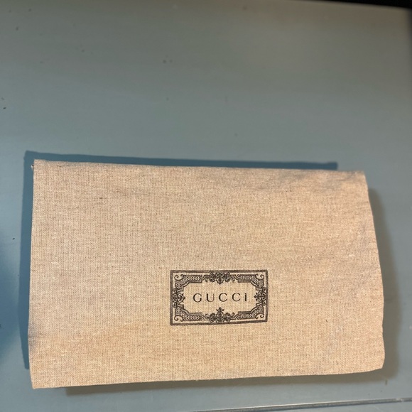 Gucci horse-bit leather wallet. With chain strap. - Picture 8 of 16